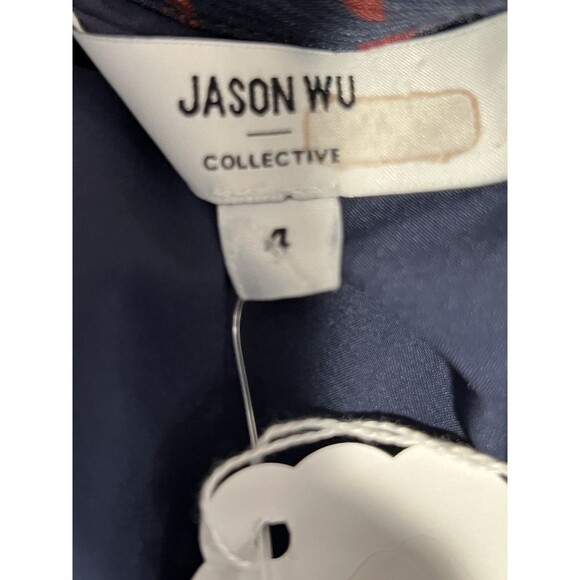 Jason Wu Floral Midi Shirt Dress Size 4 - Picture 12 of 12